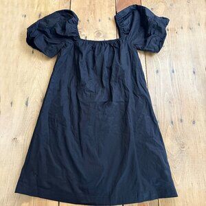 NWT Sanctuary Black Mini Dress‎ Tunic XS Drop Shoulder Lined